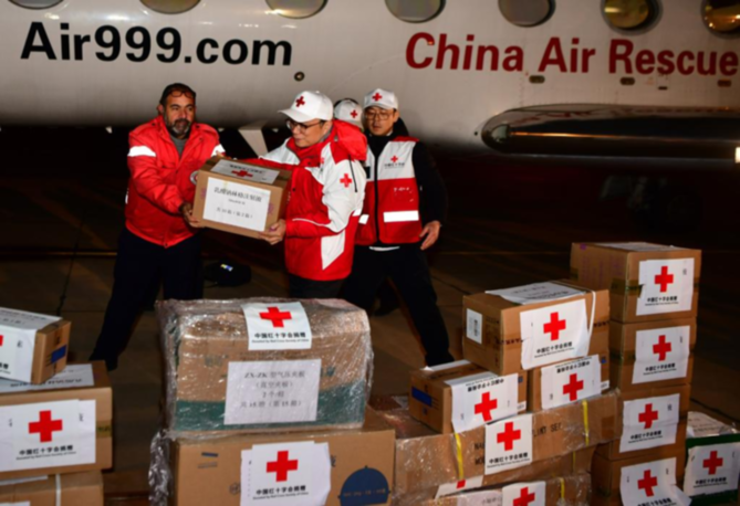 中国红十字会向叙利亚援助首批医疗物资运抵大马士革