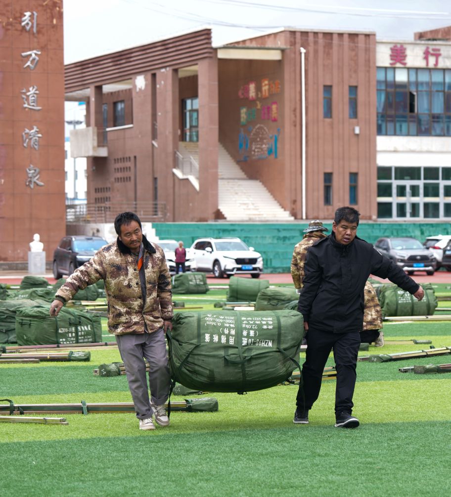 青海海西州地震救援安置继续进行