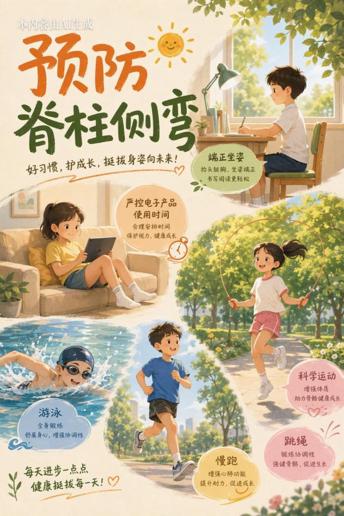 开学季守护脊柱健康 正确坐姿很重要